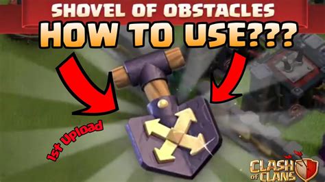 The old barbarian statue needs a shovel of obstacles to be moved. . Clash of clans shovel of obstacles